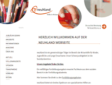 Tablet Screenshot of neuhland.net